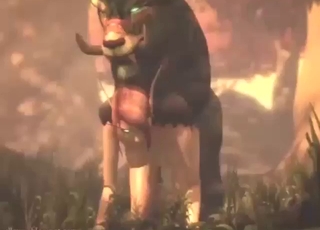 Fantasy zoophile porn with a Warcraft tinge